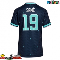Camisa de Futebol Alemanha Leroy Sane #19 Equipamento Secundário Mulheres Mundo 2026 Manga Curta